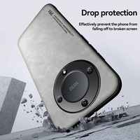 Sheepskin Magnetic Case For Honor Magic 5 Lite 5 4 Pro X9A X8A X8 X9 Capa For Honor 90 80 70 60 50 Pro Leather Matte Phone Cover
