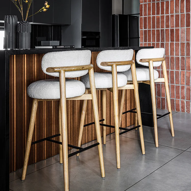 Nordic Luxury Modern Barhocker Set Für Hotels Villen & Apartments Für Billardtisch & Küche Wohnzimmer Set