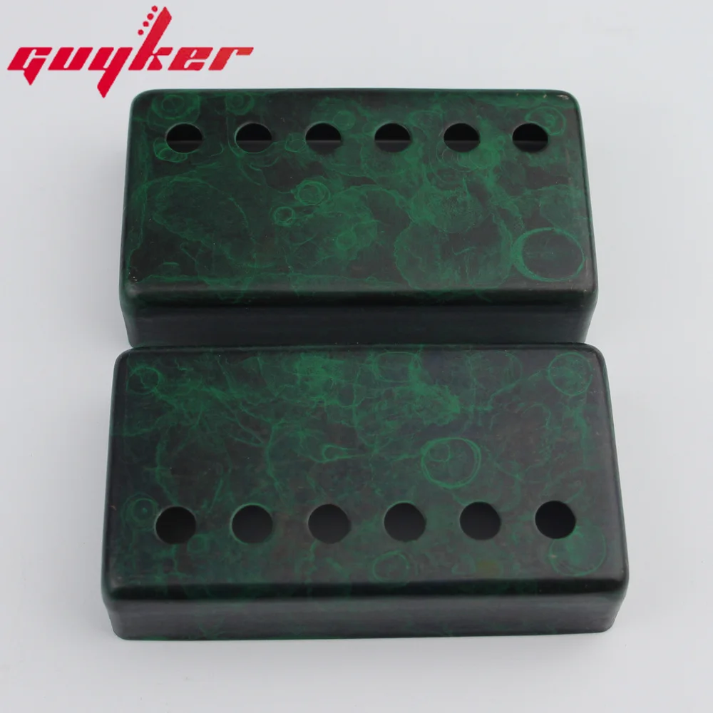 1 Set Humbucker Guitar Pickup Covers Cupronickel Material Blackish Green for LP Guitar Parts 50 52MM