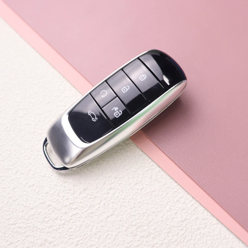 

for GAC AION S V LX IA5 Y Plus Remote Rubber Holder Accessories 5 Buttons Car Key Fob Shell Key Housing Key Case