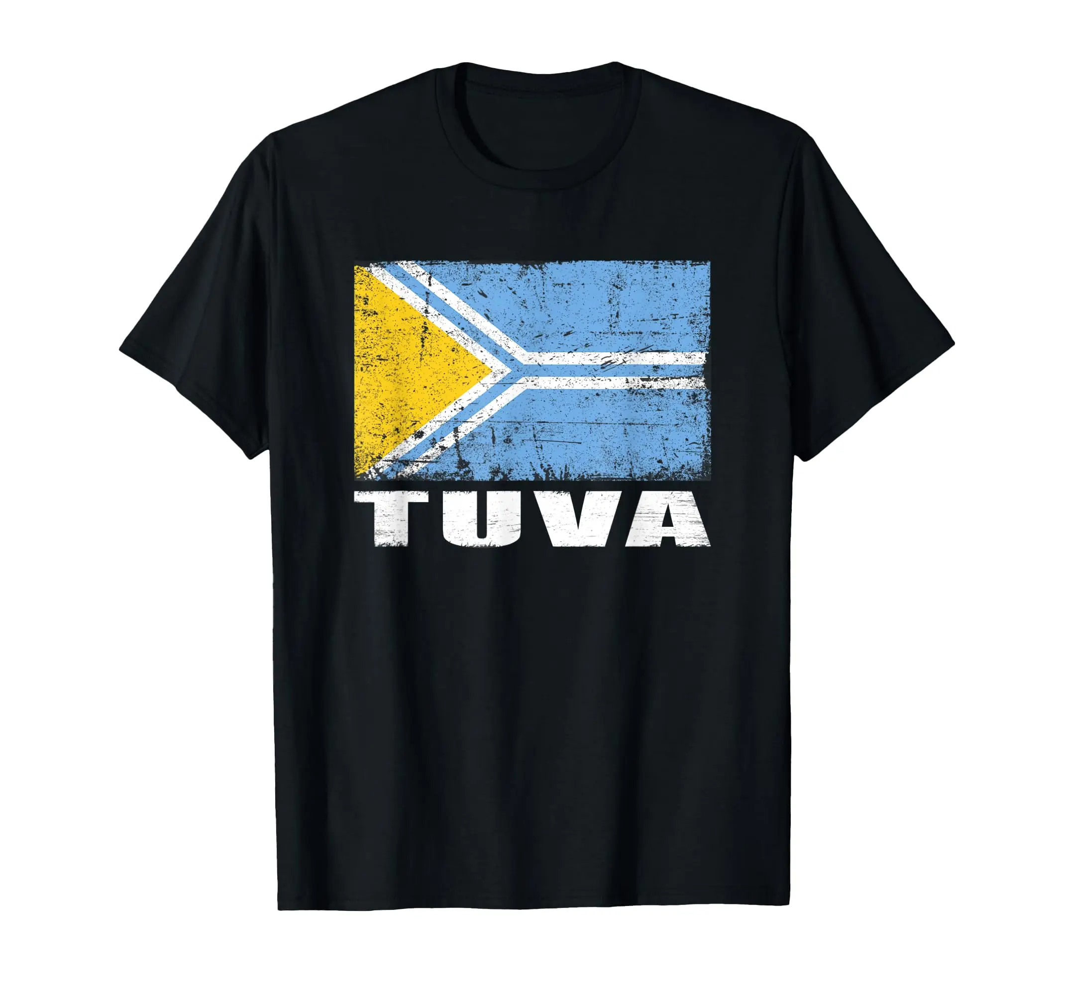 

100% Cotton Grunge Country Flag Tuva T-Shirt MEN WOMEN UNISEX T Shirts Size S-6XL