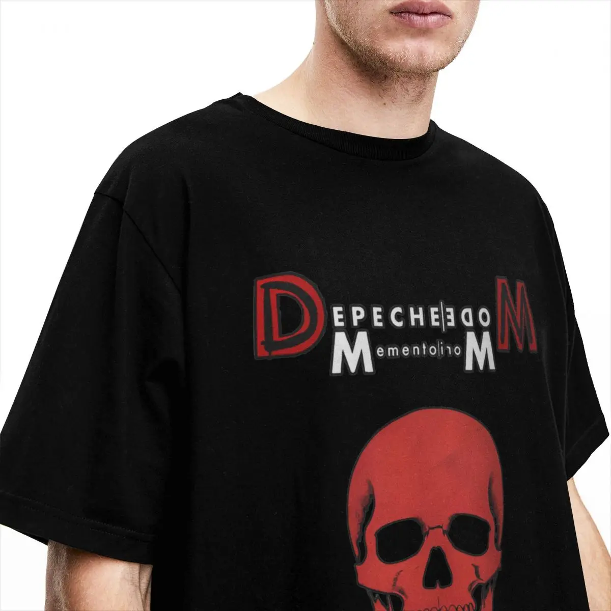 Depeche Modes Memento Mori Rock Music T Shirt Merch Men Women Pure Cotton Leisure Tees Short Sleeve Clothes New Arrival