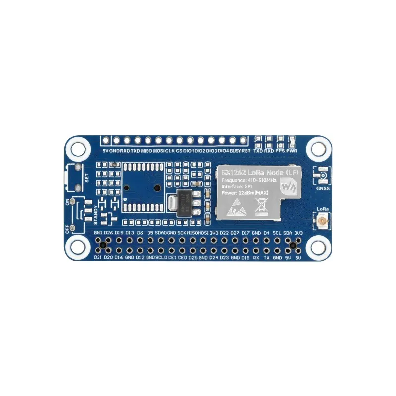 Imagem -03 - Lorawan Node Module Expansion Board para Raspberry pi Antena cb Magnética Opções para Banda de Frequência Sx1262