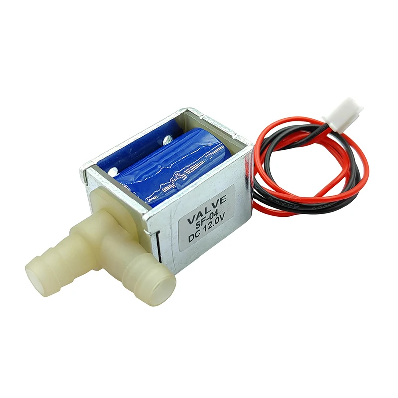 تيار مستمر 6 فولت/12 فولت/24 فولت 2-Way صمام الملف اللولبي الكهربائي الصغير عادة مغلقة N/C مايكرو صمام التحكم في تدفق المياه حديقة زهرة سقي صمام