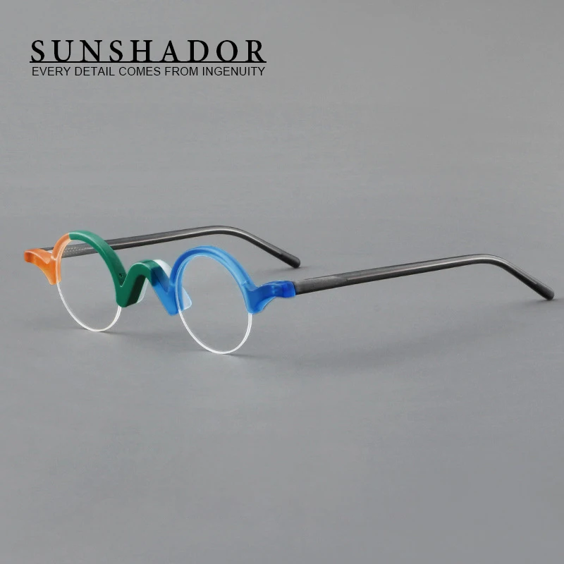 

Fashion niche designer brand women spectacles frame Men and women youth trend prescription eyewear Myopic presbyopia eyeglasses