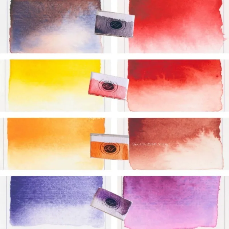 Poland Layered Color 3.8ml Full Block Solid Watercolor Artist Hand Painting Illustration/Figure Painting Creation  Art Supplies