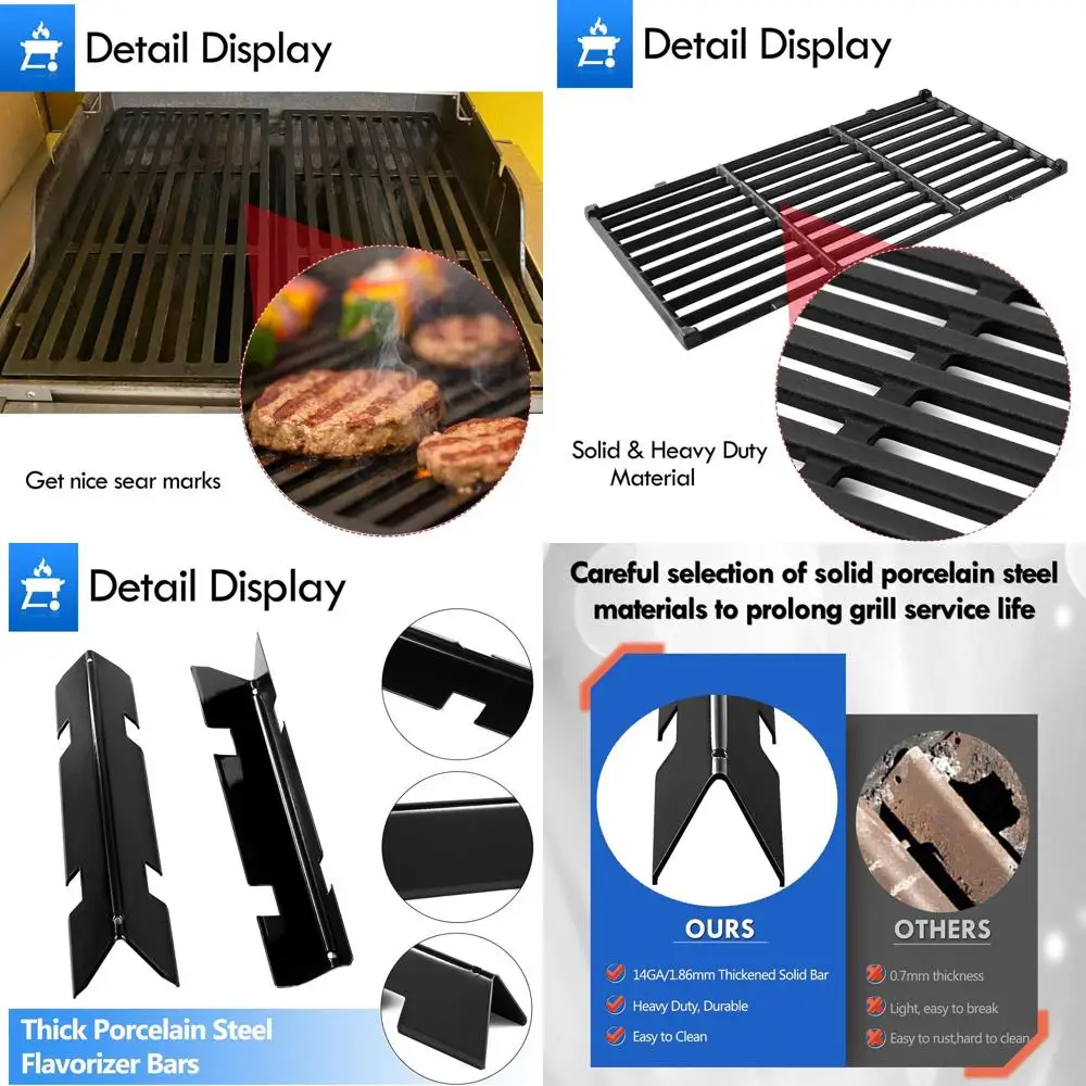 

Weber Spirit Grill Replacement Flavorizer Bars for Models E210, S210, E215, E220, S220, and Spirit II E210 GS4 Grills