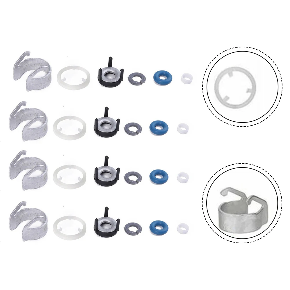 Engine Repair Injector Seal Kit O-ring Gasket As Shown In The Picture Non-deformation Replacement Installation