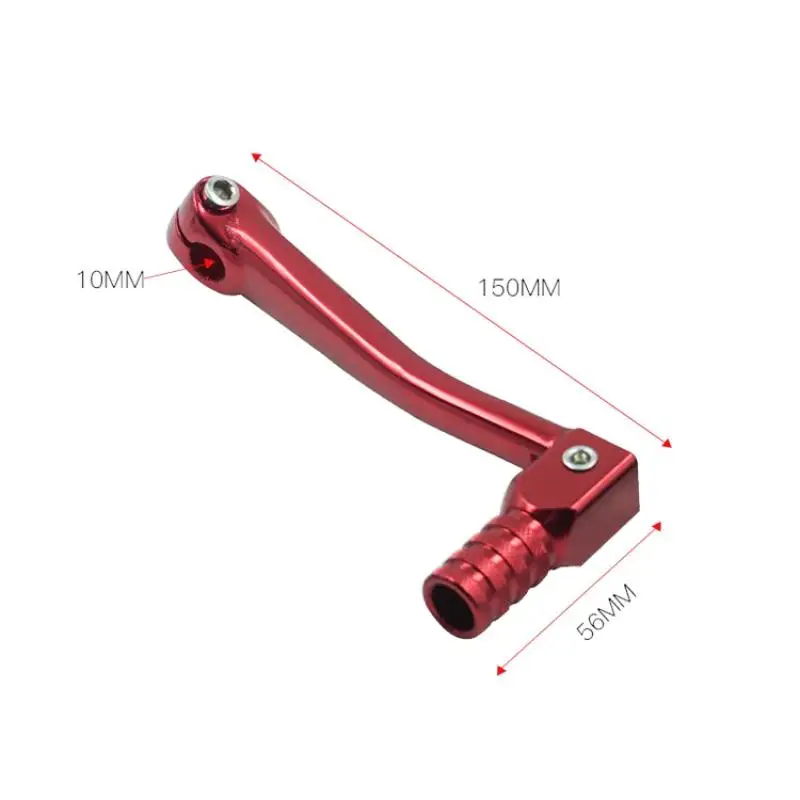 1Pcs Motorcycle Folding Aluminum Gear Shift Lever Universal 10-11mm For 50/110/125/150/250cc ATV Dirt Bike Pit Bikes view 5