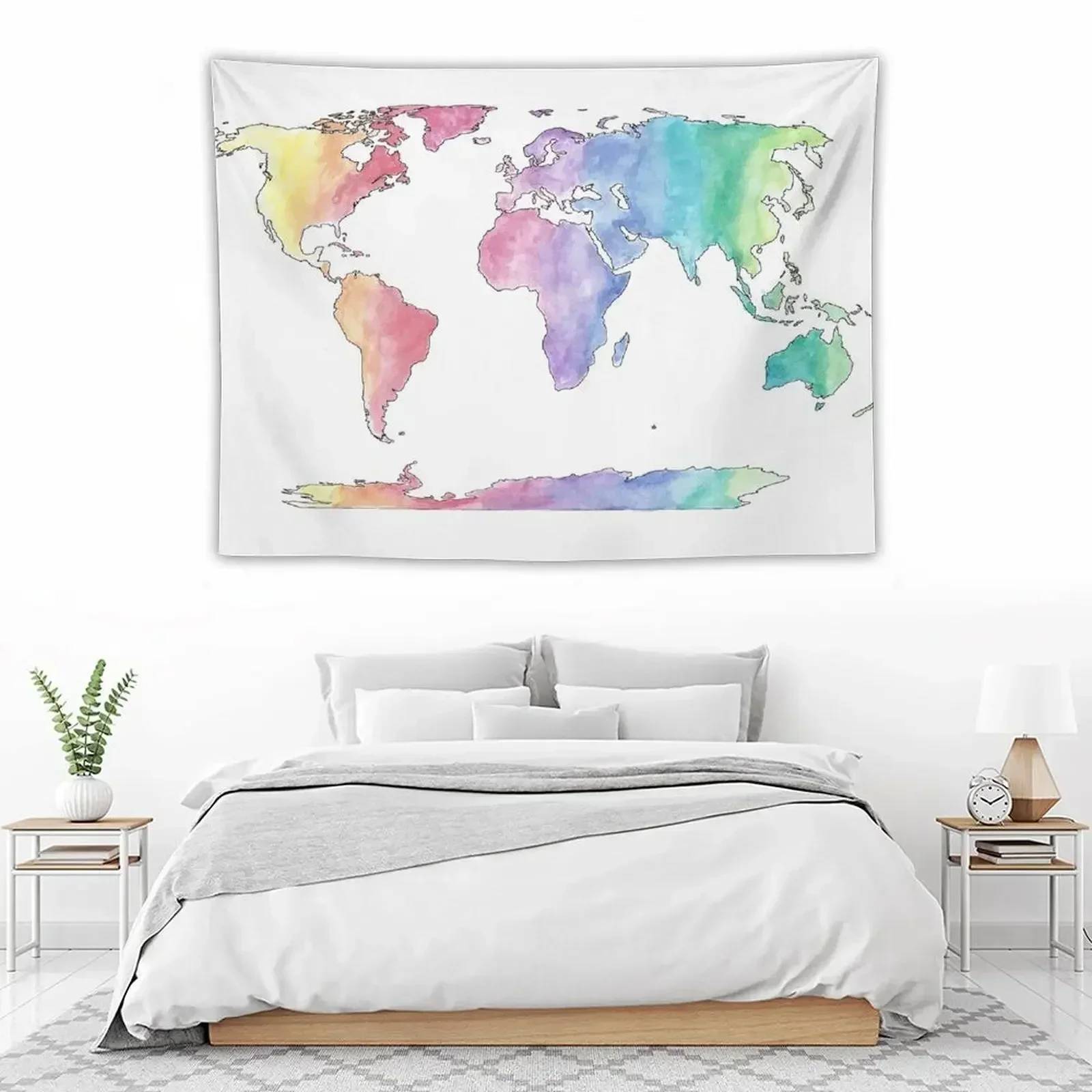 

all around the world Tapestry Room Decor Living Room Decoration Room Decorating Aesthetic Tapestry