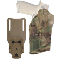 X300U-A Flashlight SIG Sauer P320 M17 M18 Pistol Holster Airsoft Case with Belt Drop Leg Platoform QLS Quick Release System