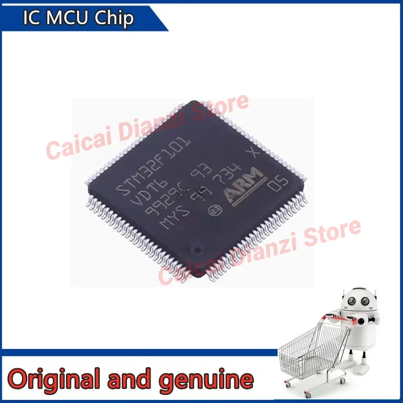 STM IC STM32F101VDT6 STM32F101VD STM32F101 STM32F STM32  MCU Chip LQFP-100