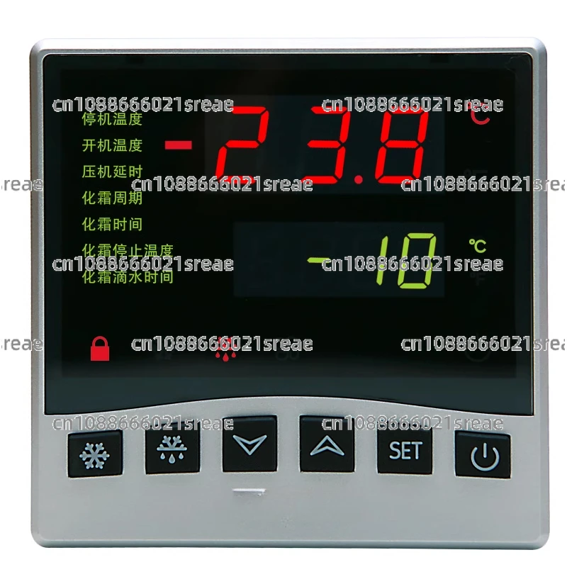 

LTC-100/500 microcomputer temperature controller, refrigeration and defrosting fan, large panel LED split type
