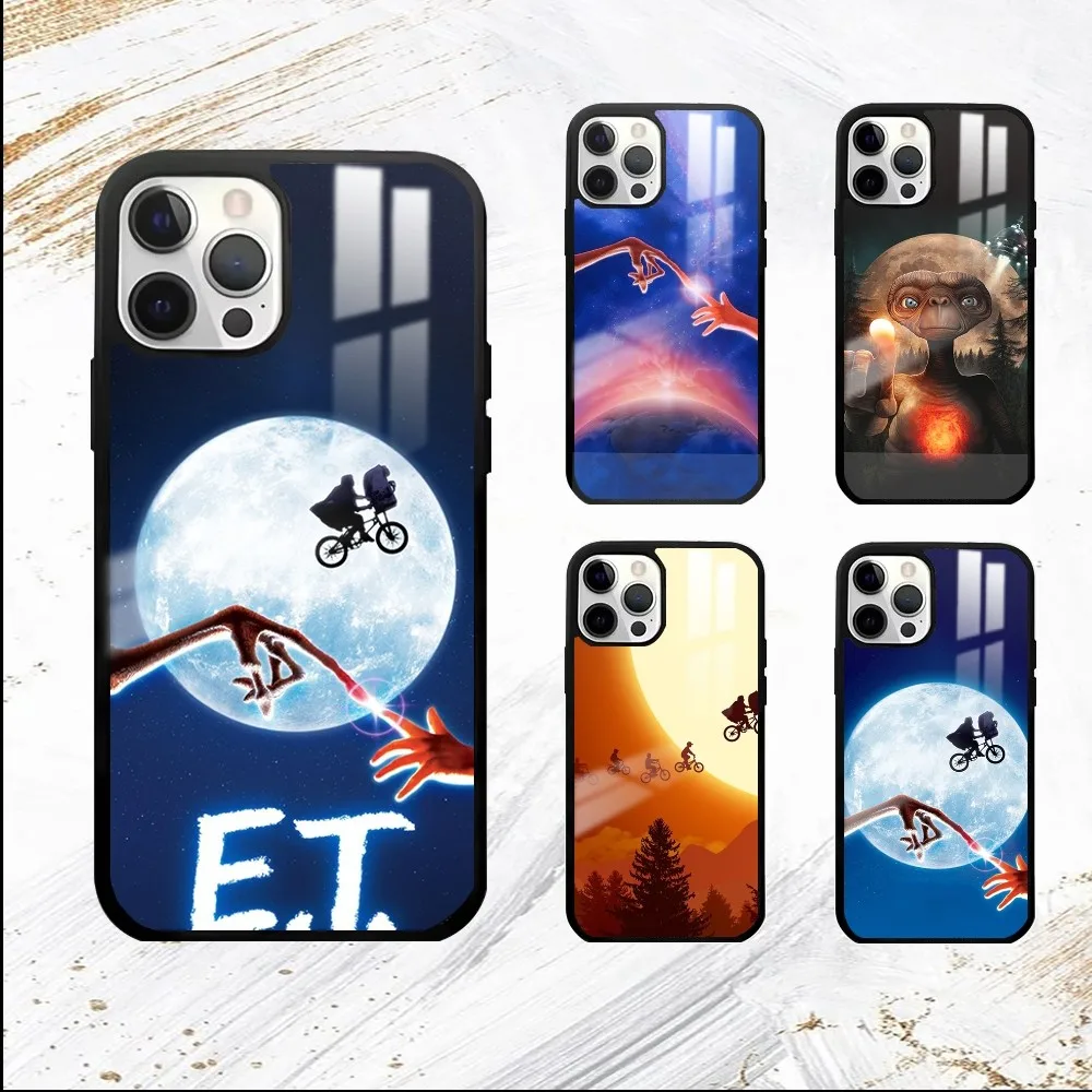 E.T.the Extra-Terrestrial Phone Case For iPhone 16 15 14 13 12 11 Pro Max Plus Mini PC Fashion High Quality mirror phone case