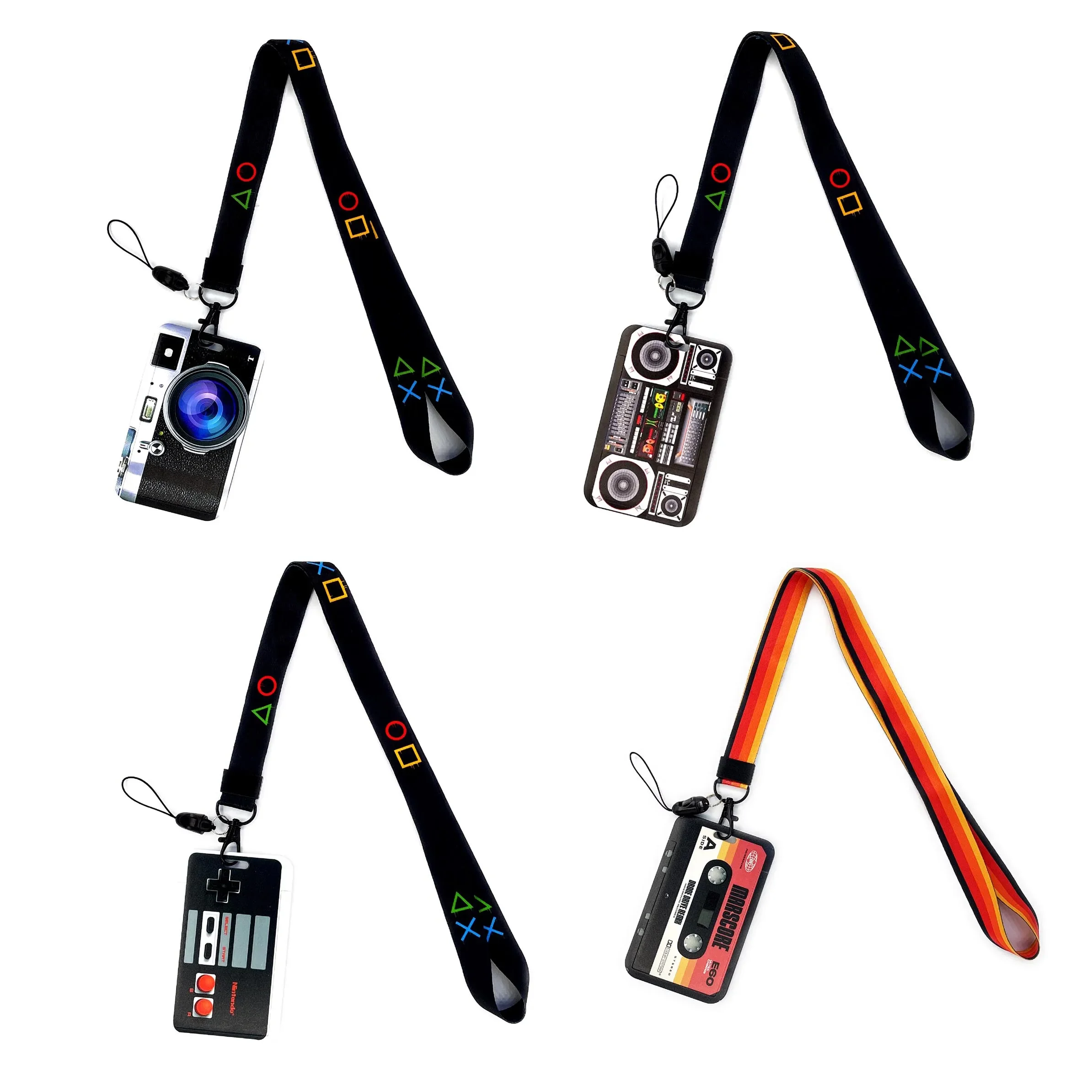 Uchwyt na kartę Pasek na szyję Smycz na klucze Pokrowiec na kartę identyfikacyjną Paski do telefonu Fajny uchwyt na identyfikator Wisząca lina Akcesoria Lariat Prezenty