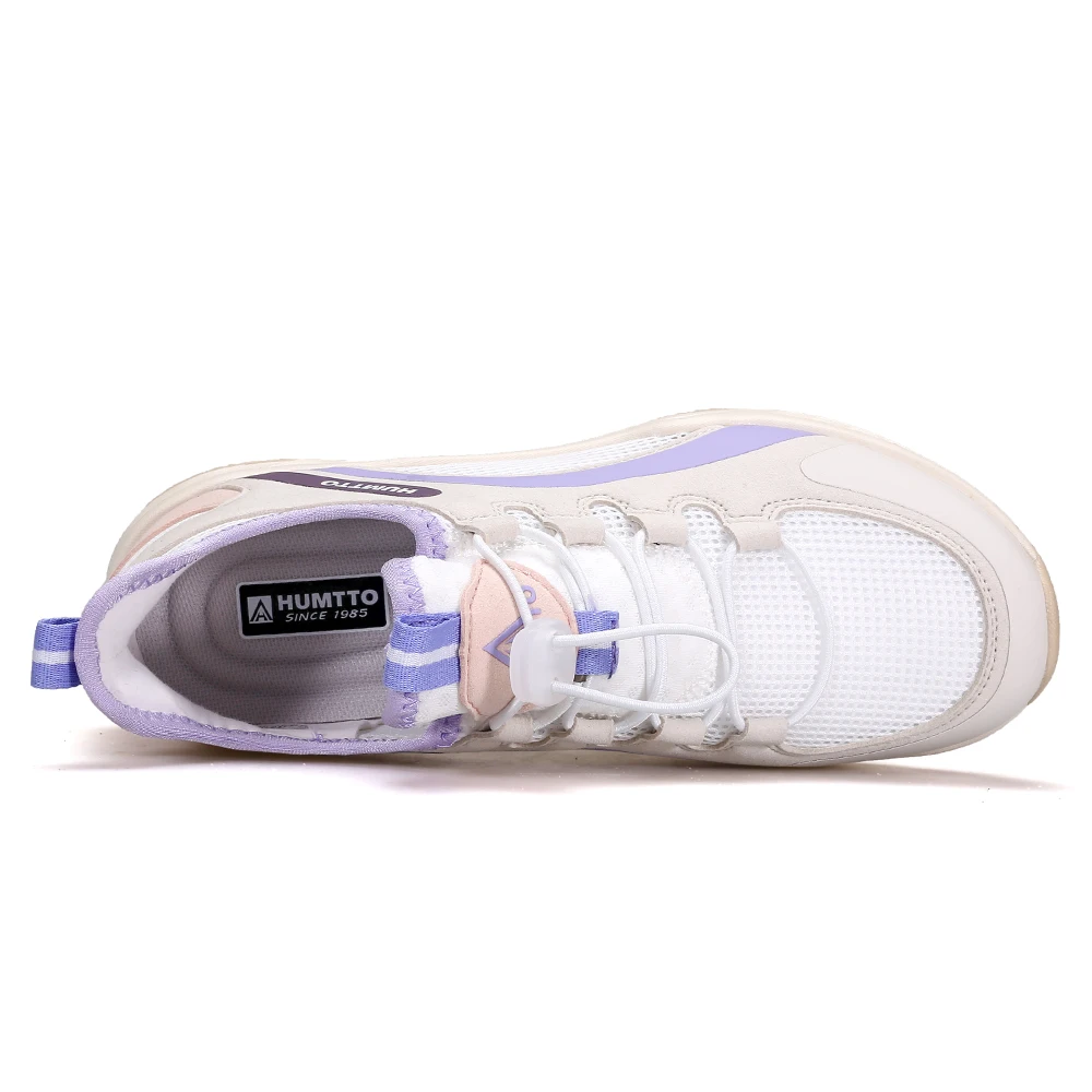 HUMTTO Women Shoes Luxury Designer Summer Ladies Sneakers Brand Black Casual Flats Shoes for Women's Breathable Woman Trainers