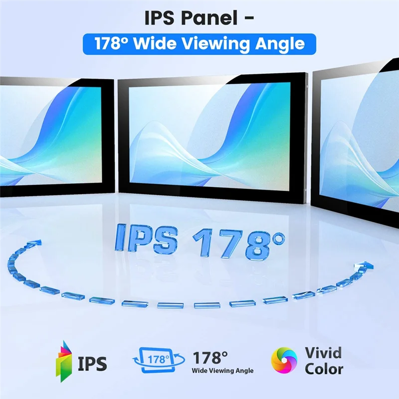 New!!7 Inch IPS Mini -Compatible Universal Touch Screen With Case For Raspberry Pi 5 4 Windows PC Display Game Console