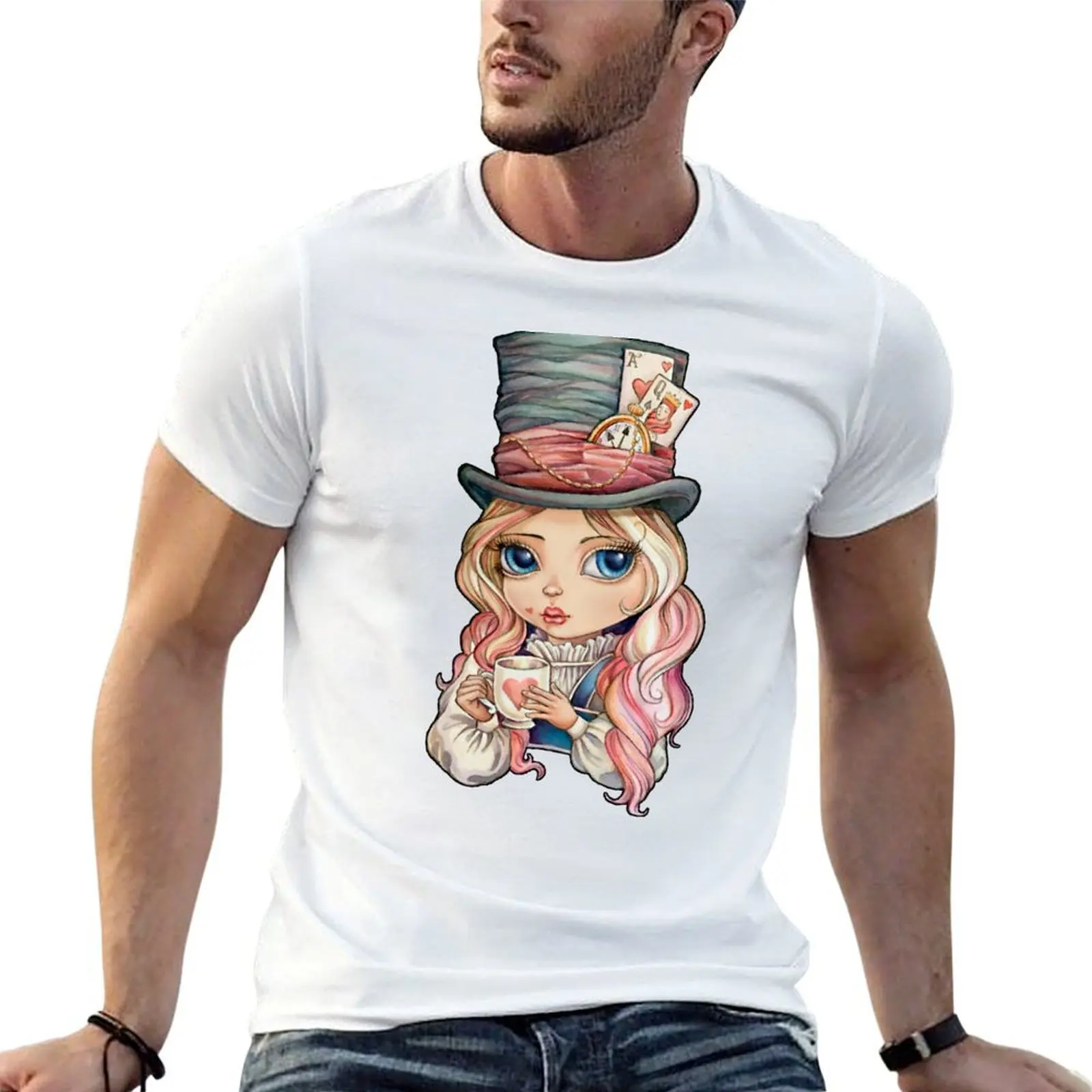 

Mad Hatter Alice T-Shirt funny t shirts dark humor g man t shirts for men T-Shirt