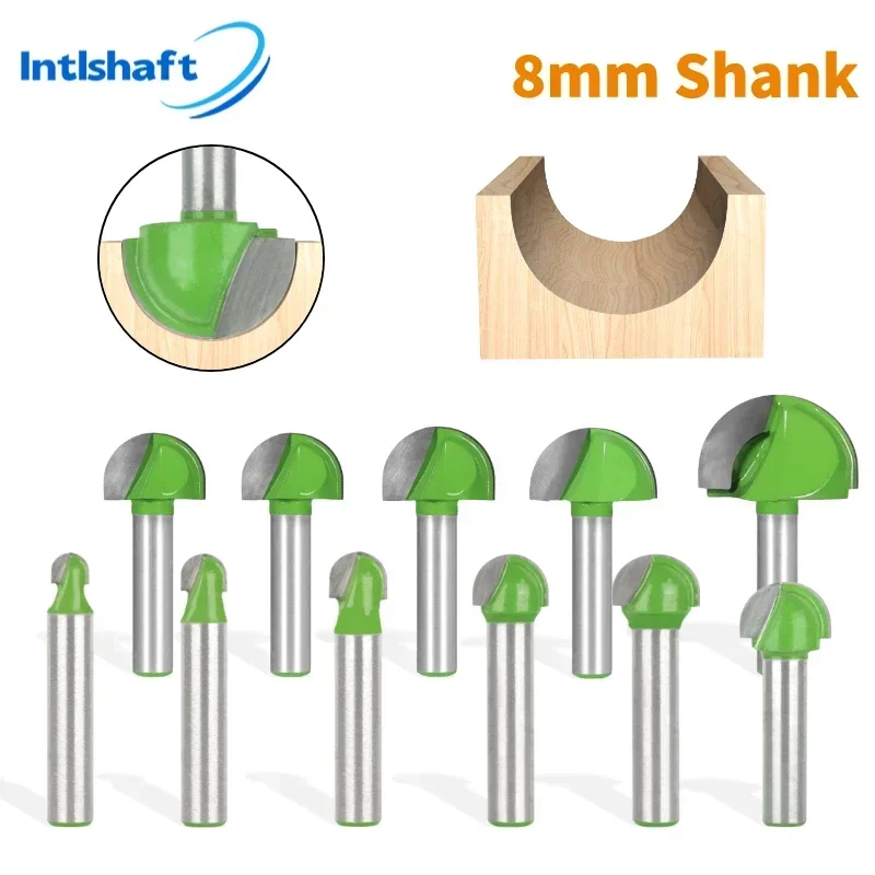 Intlshaft 8MM SHANK COVER BOX BIT ROUTER BIT WOOD WORKING MILLING CUTTER FOR WOOD BIT FACE MILL