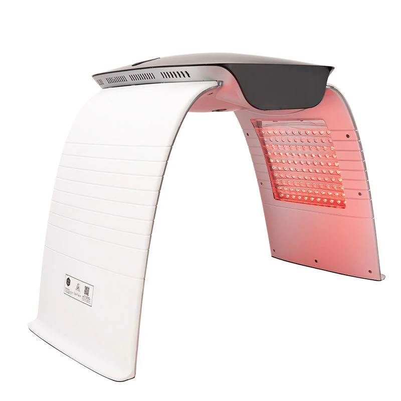 7 Colors LED PDT Photodynamic Beauty Mask Light Photon Therapy Skin Rejuvention Foldable Lamp with Hot Cold Nano Spray Steamer