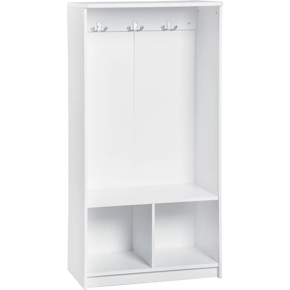 armario-de-almacenamiento-de-madera-con-2-compartimentos-cubos-estantes-abiertos-y-3-ganchos-para-abrigos-mochilas-y-chaquetas-infantiles-en-color-blanco