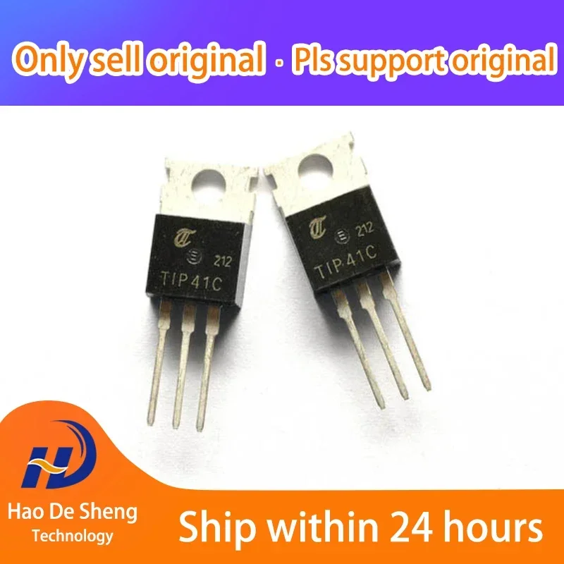 

10PCS/LOT TIP41C 100V/6A/65W TO-220 New Original In Stock