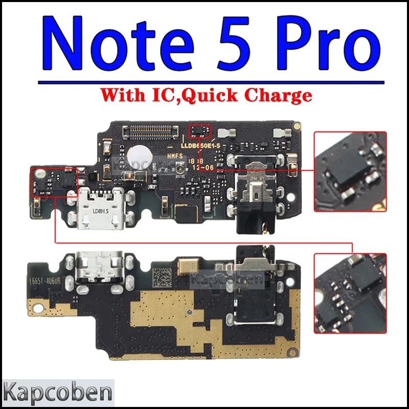 Usb Dock Charger Connector Flex for Xiaomi Redmi Note 5 Plus  6 6A 5A Pro Charging Board Flex Ports Module