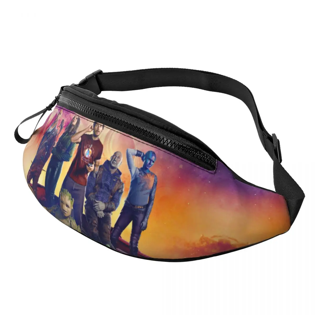 Custom Guardians Of The Galaxy Fanny Pack Women Men Crossbody Waist Bag for Travel Cycling Phone Money Pouch