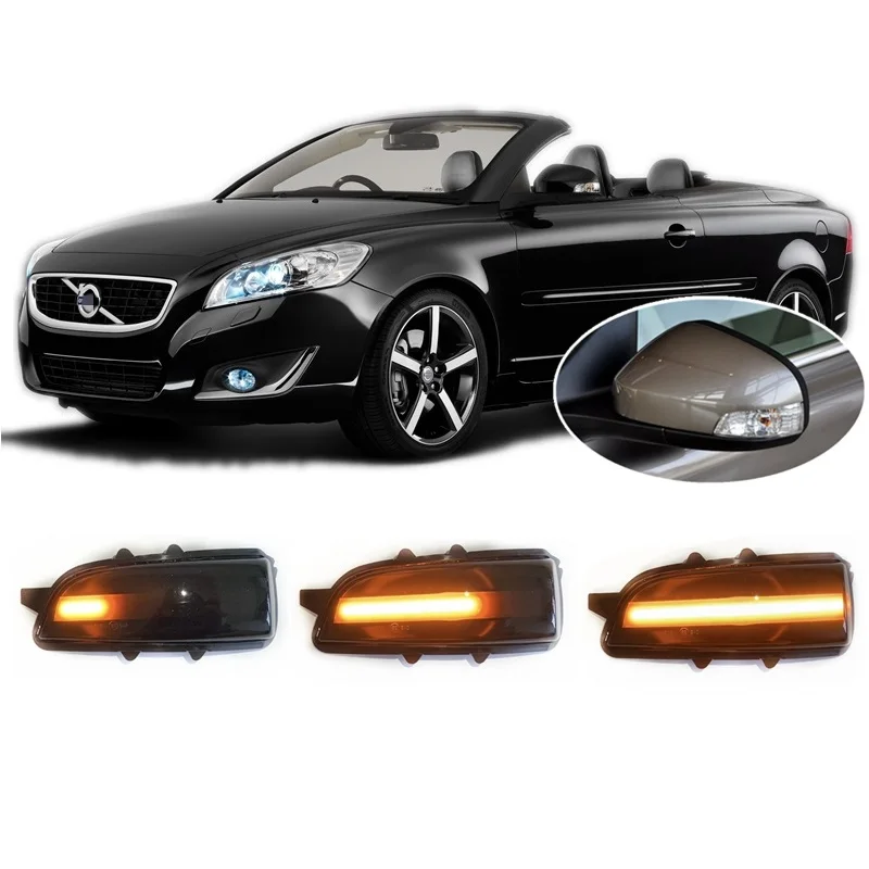 

Подходит для Volvo C70 MKII 2007 2008 2009 2010 2011 2012 2013 Facelift, динамическая фотовспышка