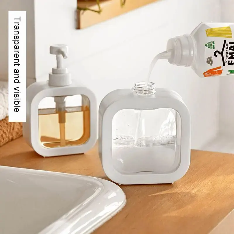 1pc Large Capacity Empty Bottle Laundry Detergent Dispensing Bottle and Shower Gel Detergent Dispensing Bottle