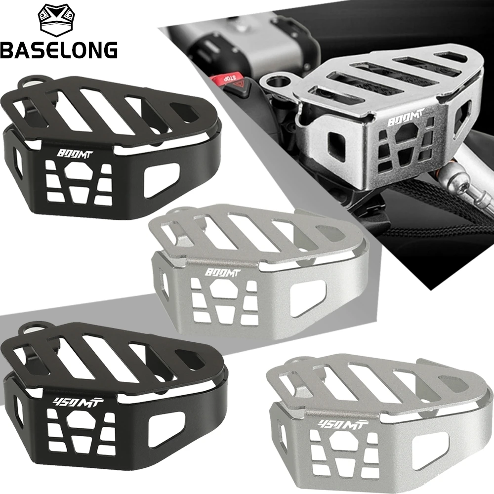 Para CFMOTO 2021 2022 2023 CF MOTO 800MT 800 MT 800 IBEX800 450MT 2024 2025 2026 cubierta protectora de depósito de líquido de frenos delantero