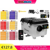 Sunster Portable TB30 8KW 12V/24V&110-240V toolbox Diesel Parking Air Heater w/Ventilation mode&LCD&Bluetooth For RV Camper