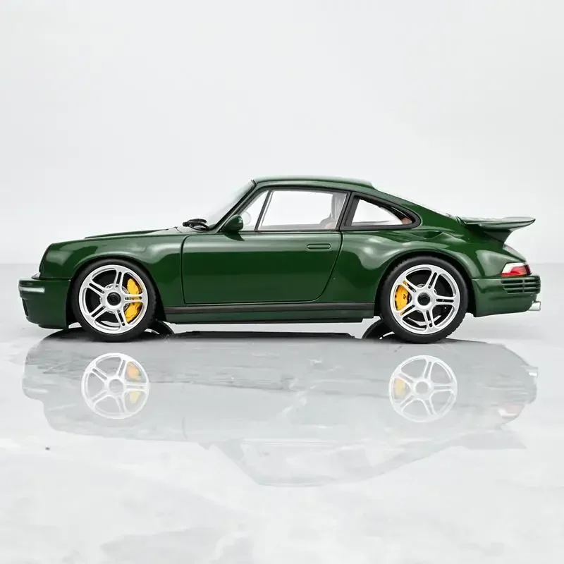 Bijna echte 1/18 RUF SCR 2024 limiet legering speelgoed motorvoertuig gegoten metalen model cadeau