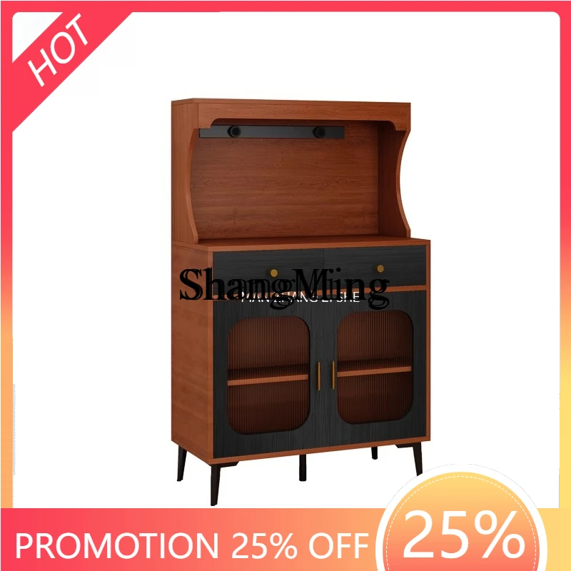 

CL Винный шкаф Интегрированный бар Черный Маленькая квартира Чайный шкаф Мебель в винтажном стиле