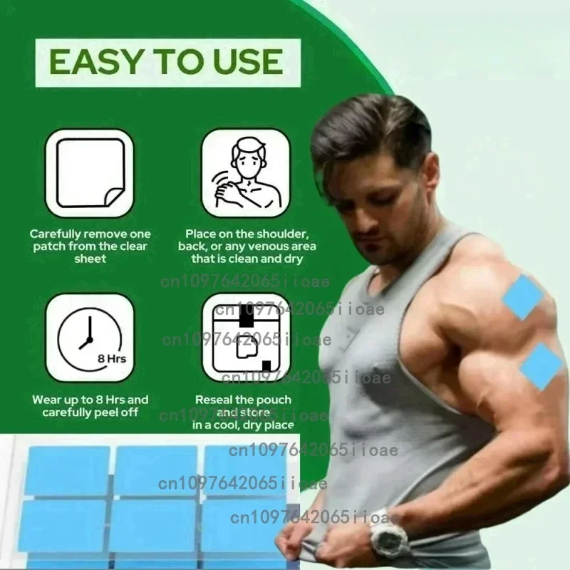 30 Patches Max Total Male Enhancement Patch – Transdermal-Patches mit hoher Potenenzverstärker