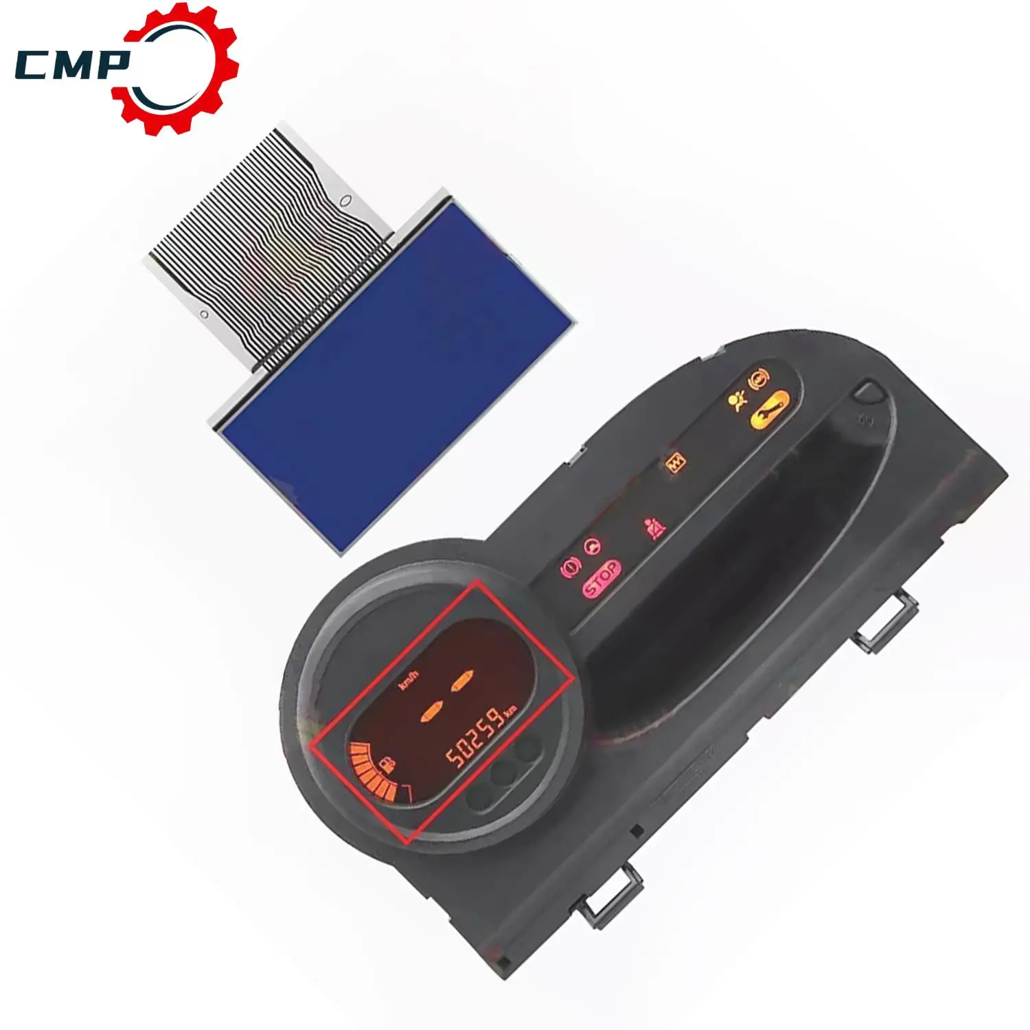 

1Pcs Instrument Speedometer Cluster LCD Display Screen for Renault Twingo II 2007-2012 | 8201178277 & 8201127953