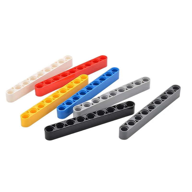 MOC DIY Bouwstenen Onderdelen 40490 1x9 gat arm Bricks Liftarm Dikke Compatibel Assembleert Deeltjes Educatief Technisch speelgoed