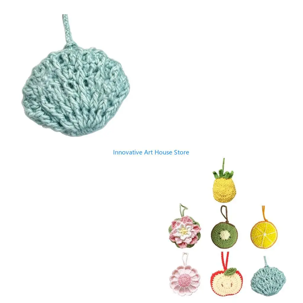 E1PC Crochet Cup Sleeve Net with Hanging Loop and Open Weave Body, Handmade Drink Holder for Walks, Class, and Errands