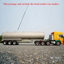 LESU RC Metal Oil Tank 40ft Gas-tanker Semi Trailer for Tamiyaya 1/14 Remote Control Tractor Truck Car DIY Model Toys TH14463