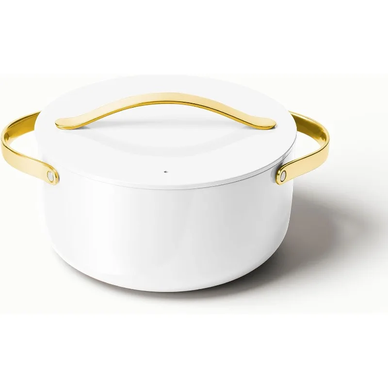 Ceramic Dutch Oven Pot with Lid (6.5 qt, 10.5