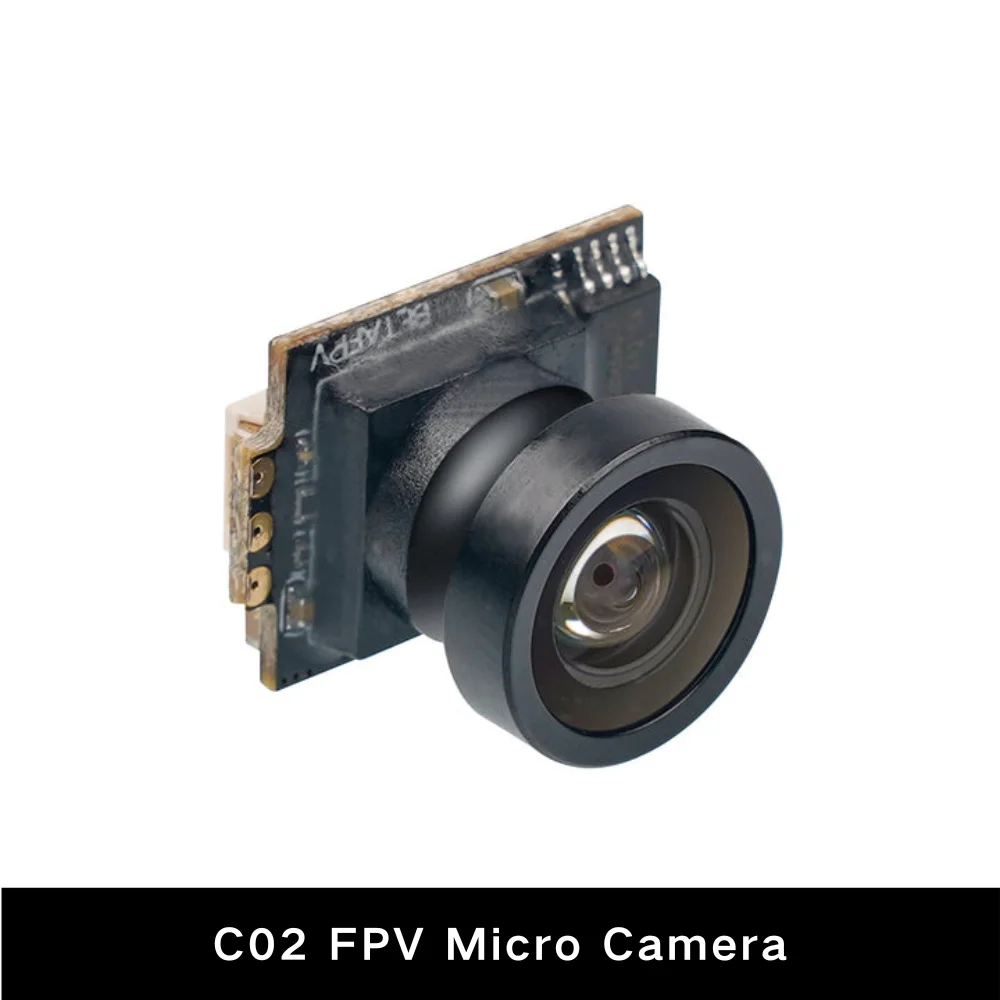 กล้องไมโคร FPV BETAFPV C02/C03, กล้อง Cetus Lite และชุด VTX Combo Ultralight เซ็นเซอร์ภาพ 4:3 สำหรับโดรน Whoop และการแข่งขัน FPV