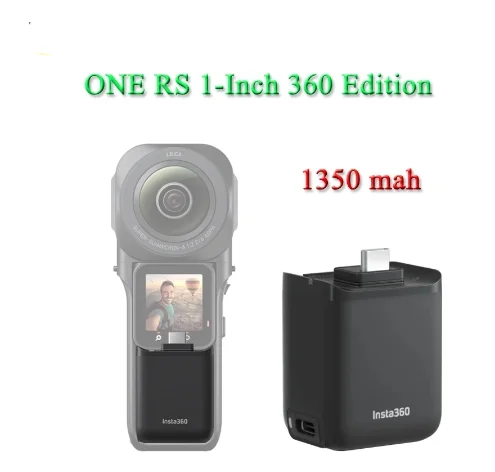 Original Insta360 ONE RS 1350mAh Vertical Battery Base For 1-Inch 360 Lens Insta360 Power Accessories