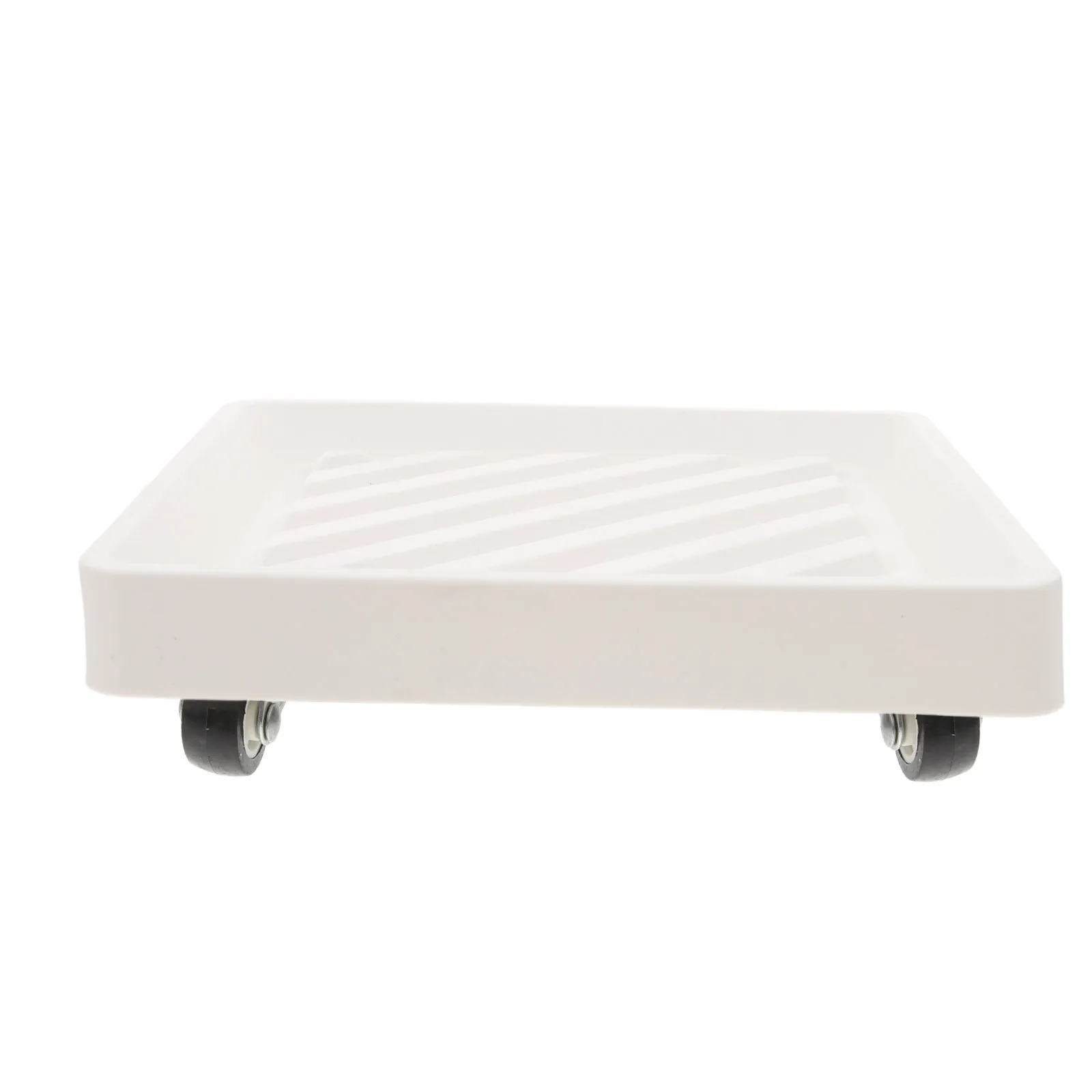 Square Plant Tray Thickened Heavy Duty Rolling Planter Base Movable Pot Pallet with Hidden Universal Wheels Indoor Outdoor