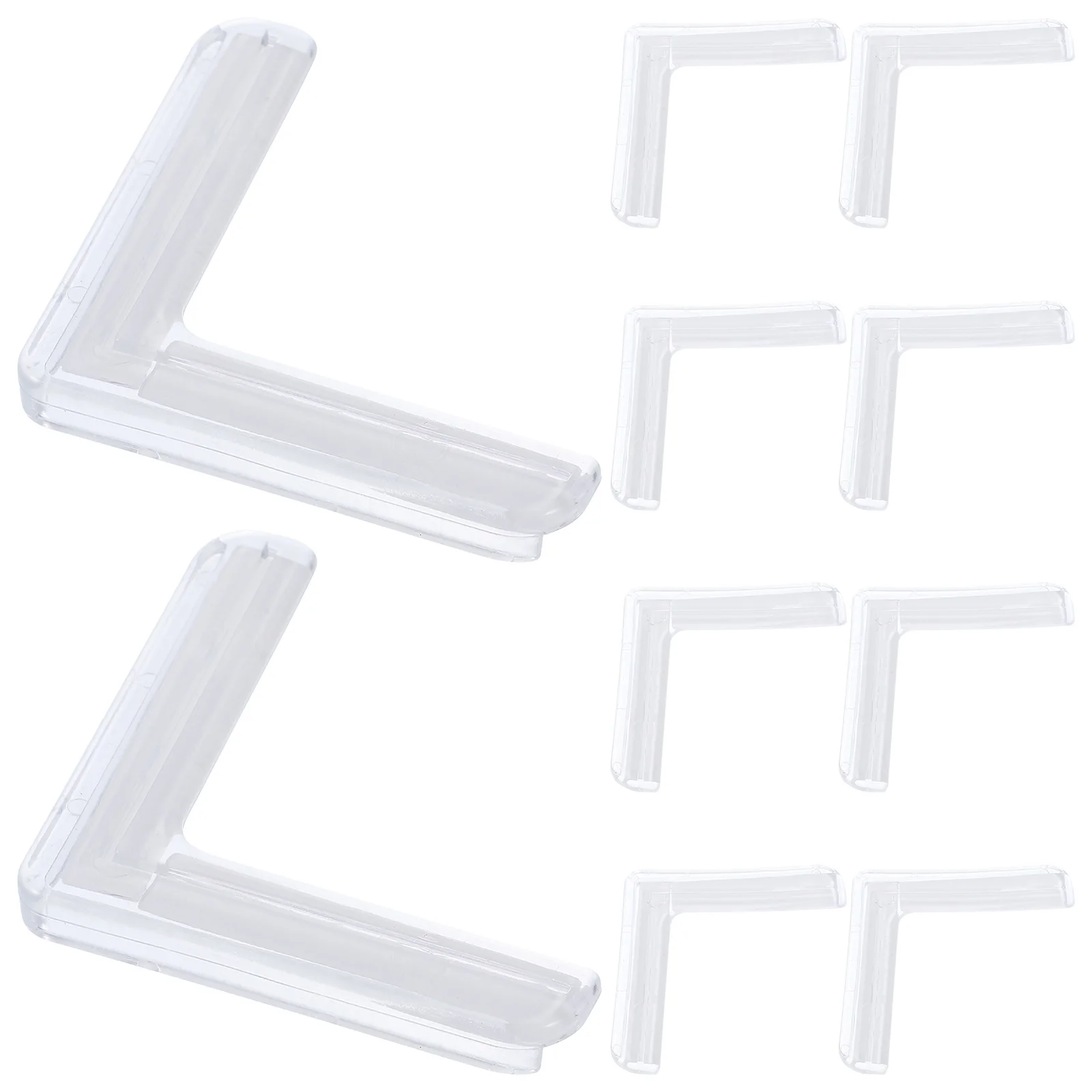 

10Pcs Silicone Corner Protectors Clear Table Edge Guards Baby Proof Furniture Safety Bumpers Desk Child Safety Corner Guards