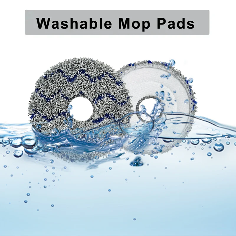 Mopptuch für ECOVACS Roboter, hochwertiges Wischpad, 13,6 cm, 6 Stück/12 Stück, Zubehör für Roboter-Staubsauger, Mop-Ersatzteile – Detail 3