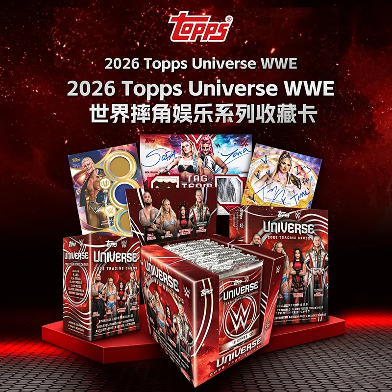 2026 Topps WWE Universe Wrestling Collectible Trading Cards Rare Parallel Foil Inserts Premium Hobby Set Sports Card Collectors