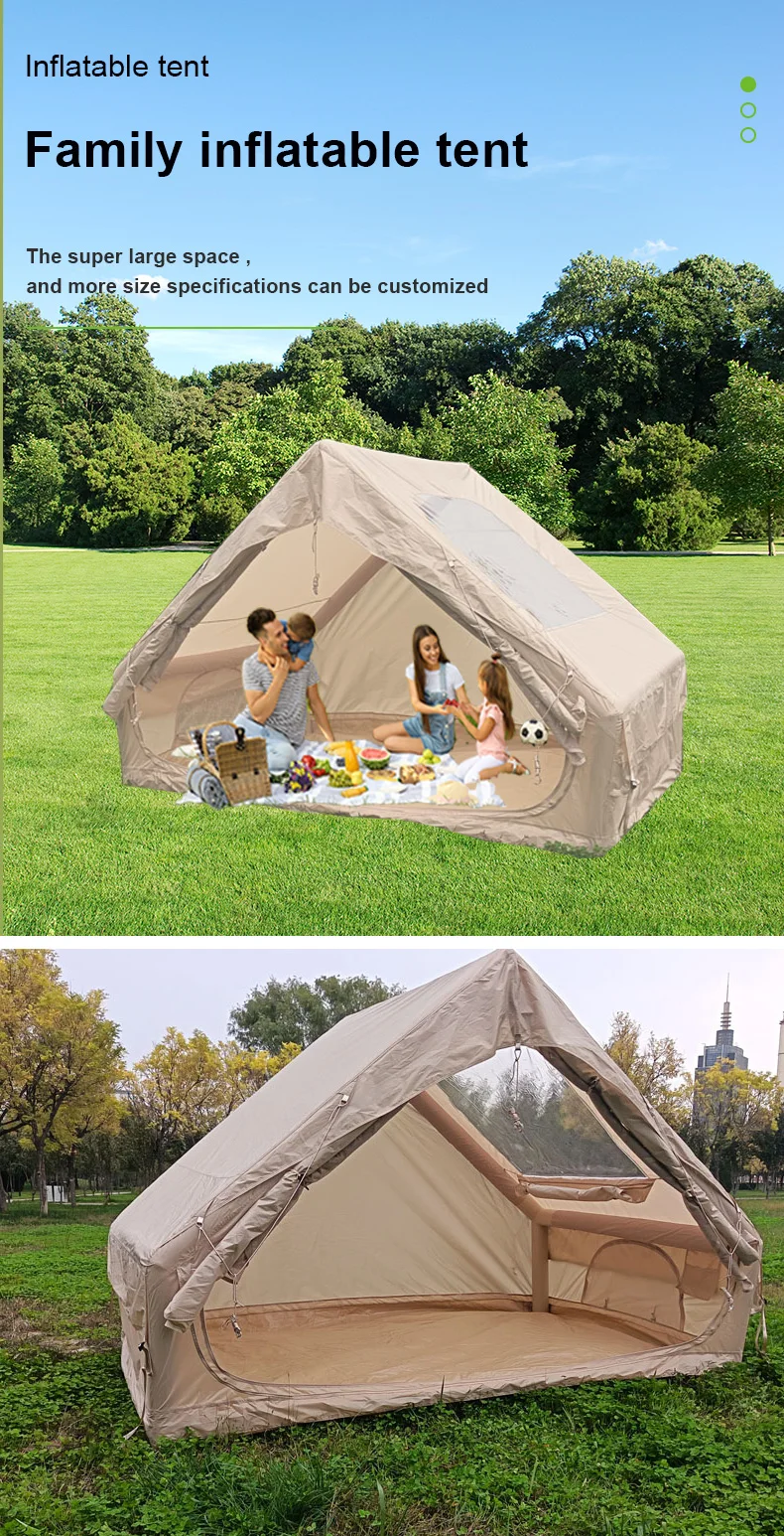 

Luxury Portable Oxford Waterproof Inflatable Air Tent for Four-Season Outdoor Camping Backpacking Beach & Festivals