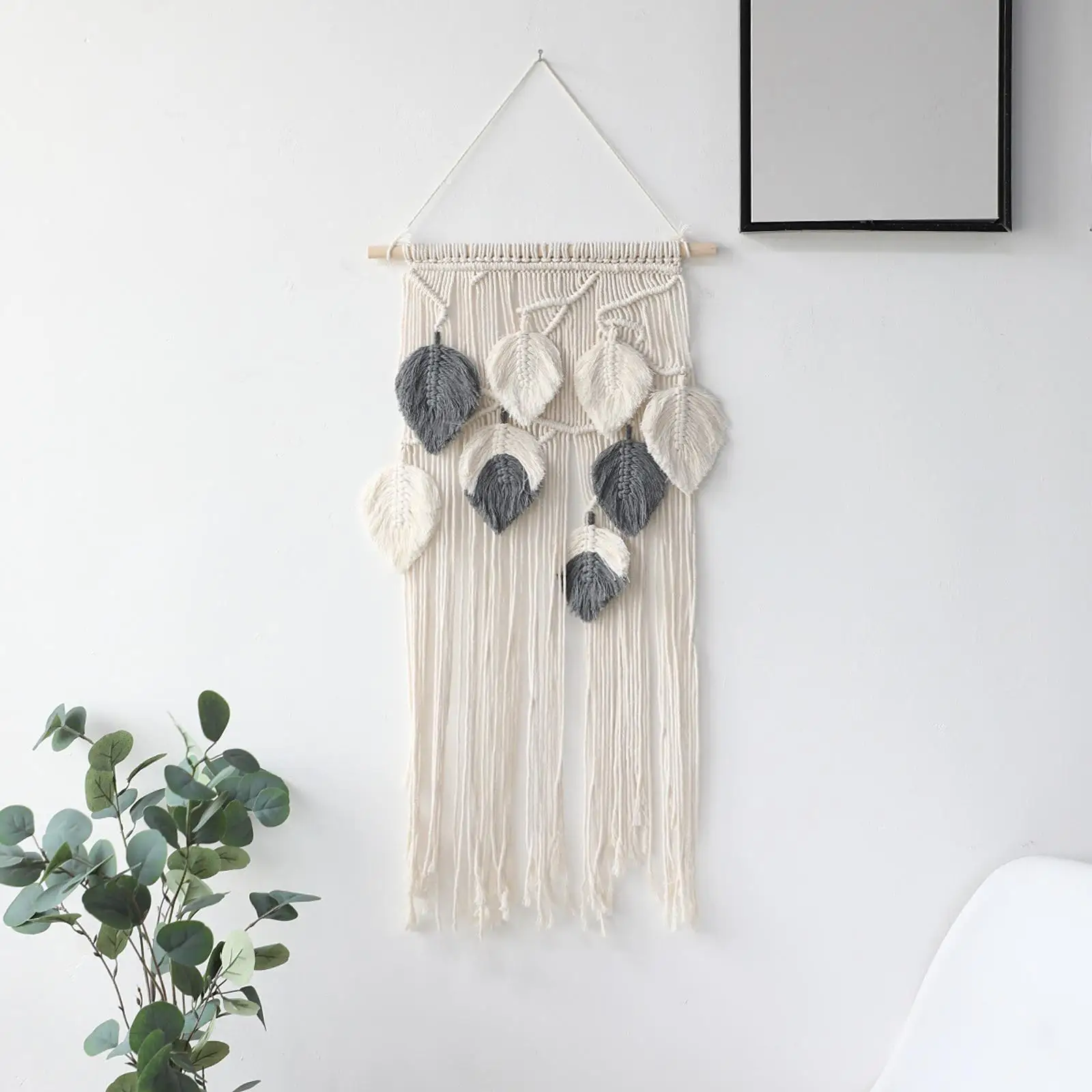 Chic Macrame Tapestry Hand Woven Wall Hanging Tassels for Home Nursery Decor