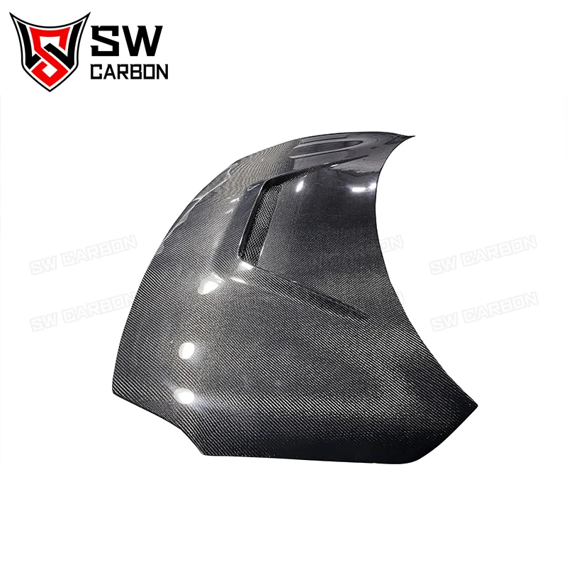 Carbon Fiber SW Design Hood for Suzuki Swift Sport ZC33S Front Engine Valve Cover Auto Parts