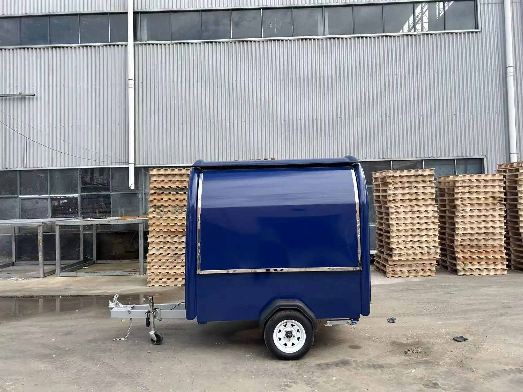 

Прицеп-фургон для кейтеринга из стекловолокна, кебаб-трейлер, кухонный тук-тук, фудтрак для США, Канады, Австралии